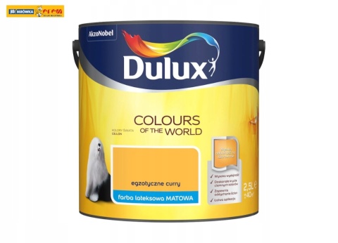 Farba DULUX Kolory Świata Egzotyczne Curry 2,5L