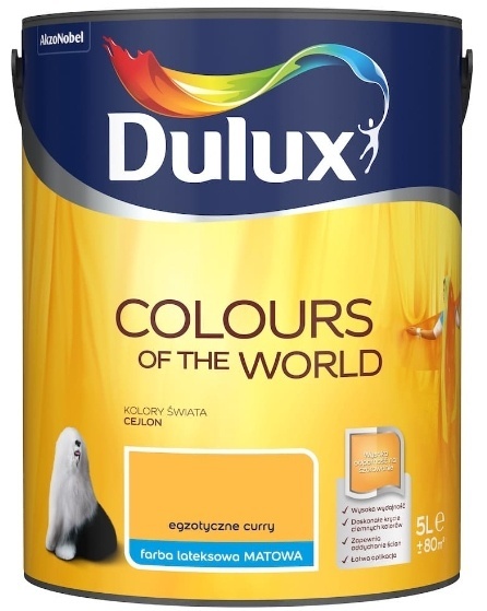 Farba DULUX Kolory Świata Egzotyczne Curry 5L