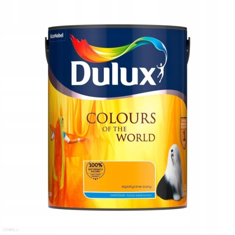 Farba DULUX Kolory Świata Egzotyczne Curry 5L