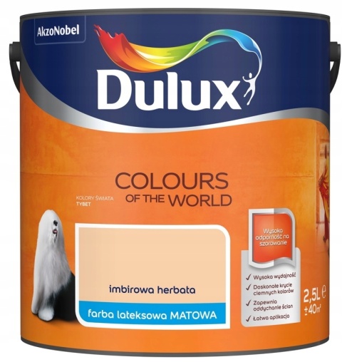 Farba DULUX Kolory Świata Imbirowa Herbata 5L