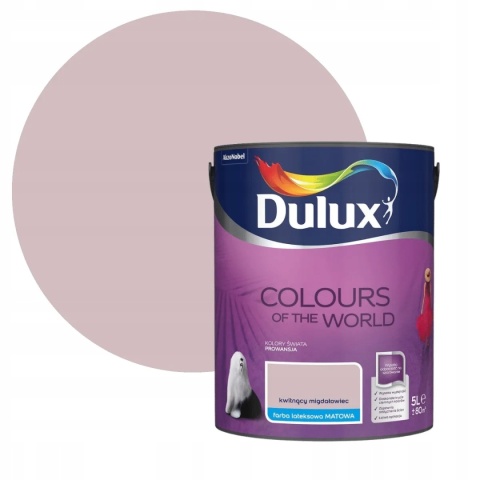 Farba DULUX Kolory Świata Kwitnący Migdałowiec 5L