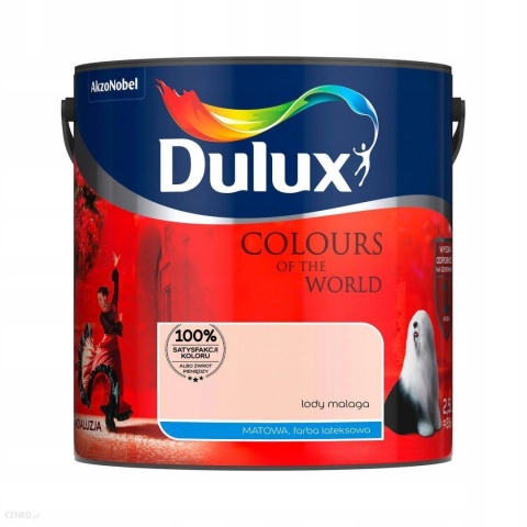 Farba DULUX Kolory Świata Lody Malaga 2,5L