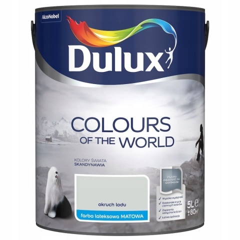 Farba DULUX Kolory Świata Okruch Lodu 5L