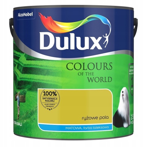 Farba DULUX Kolory Świata Ryżowe Pola 2,5L