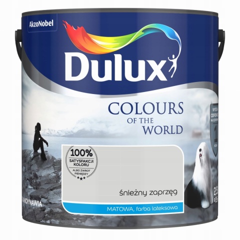 Farba DULUX Kolory Świata Śnieżny Zaprzęg 2,5L