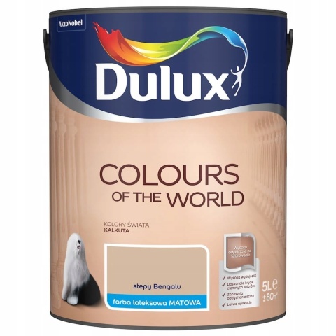 Farba DULUX Kolory Świata Stepy Bengalu 5L