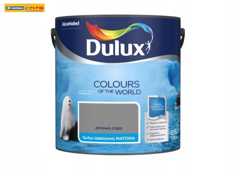 Farba DULUX Kolory Świata Zimowa Cisza 2,5L