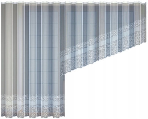 Firanka odpasowana 238390/160 BIAŁY 160x300