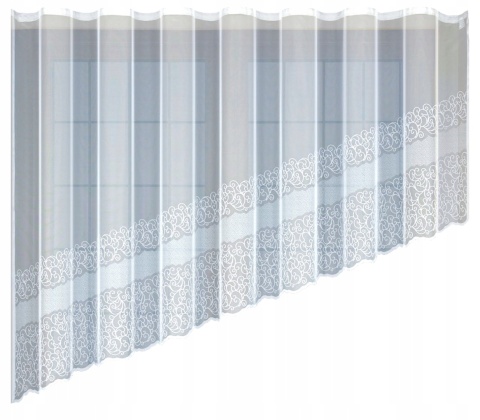 Firanka odpasowana 238390/160 BIAŁY 160x300