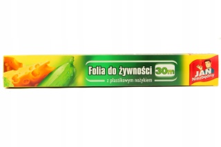 Folia do żywn./30m/pudełko z ostrzem/jn