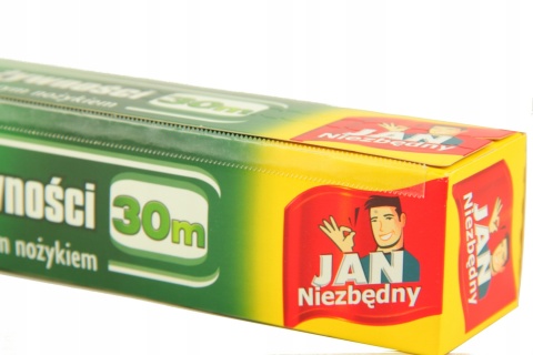 Folia do żywn./30m/pudełko z ostrzem/jn