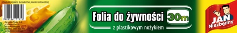 Folia do żywn./30m/pudełko z ostrzem/jn