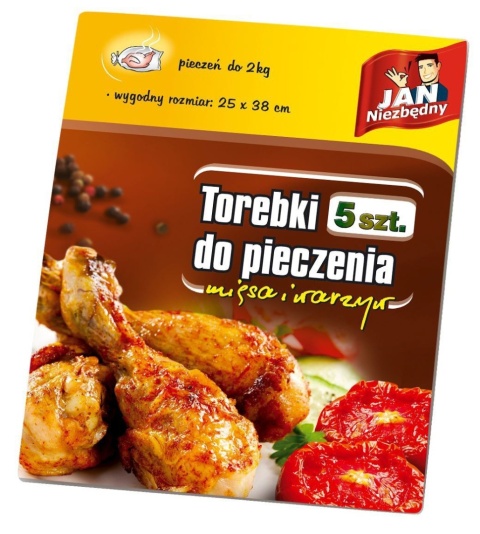 JN Torebki do pieczenia 25x38 5 szt