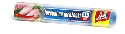 JN Torebki na mrożonki nowe 3L 50sz.