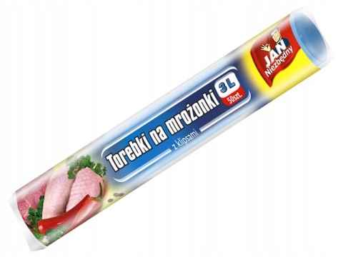 JN Torebki na mrożonki nowe 3L 50sz.