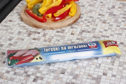 JN Torebki na mrożonki nowe 3L 50sz.