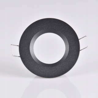 Oczko podtynkowe BORAS czarne 1xGU10 IP44