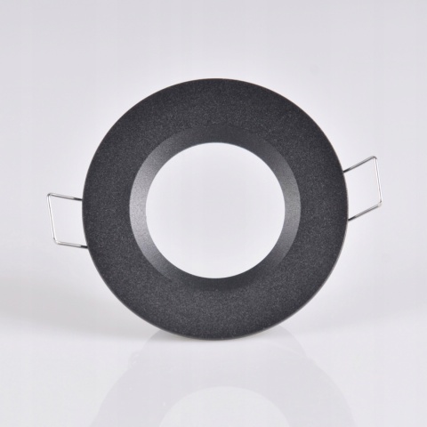 Oczko podtynkowe BORAS czarne 1xGU10 IP44