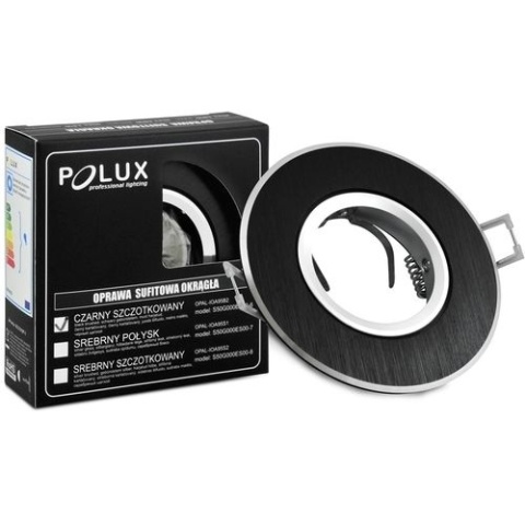Oprawa podtyn POLUX EAST OPAL-IOA84B2 ALUM 2IN1 CZARNA SZCZOTKOWANA