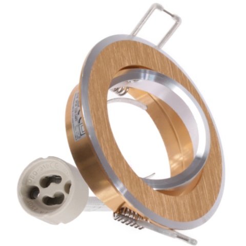 Oprawa podtyn POLUX EAST OPAL-IOA84G2 ALUM 2IN1 ZŁOTA SZCZOTKOWANA