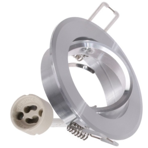 Oprawa podtyn POLUX EAST OPAL-IOA84S1 alum 2w1 srebrny połysk