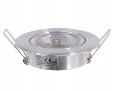 Oprawa podtyn POLUX EAST OPAL-IOA84S1 alum 2w1 srebrny połysk