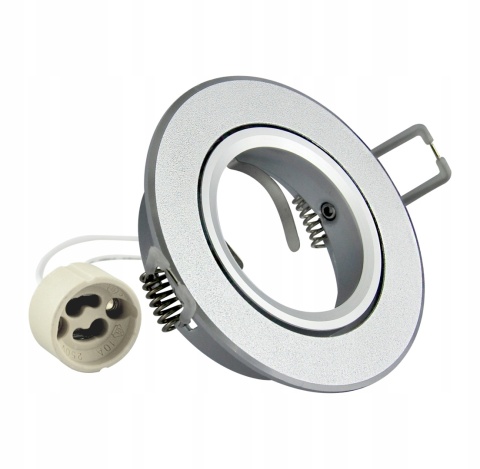 Oprawa podtyn POLUX EAST OPAL-IOA84S3 alum. 2w1 srebrny piaskowana