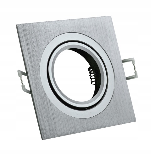 Oprawa podtyn POLUX SOUTH OPAL-IQA92S2 alum. 2w1 srebrny szczot. kwadrat