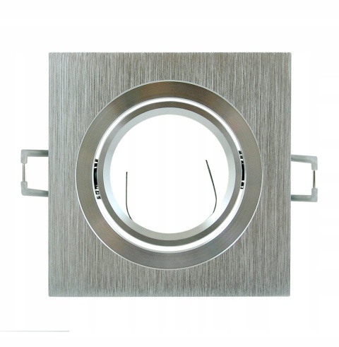 Oprawa podtyn POLUX SOUTH OPAL-IQA92S2 alum. 2w1 srebrny szczot. kwadrat