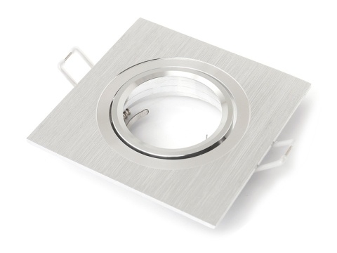 Oprawa podtyn POLUX SOUTH OPAL-IQA92S2 alum. 2w1 srebrny szczot. kwadrat