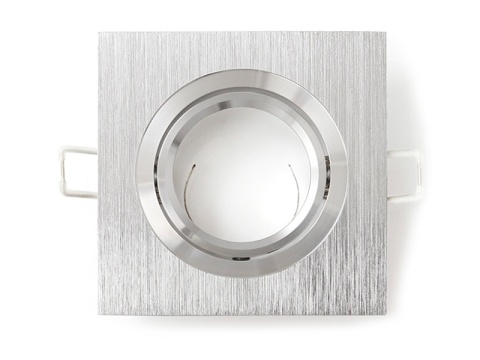 Oprawa podtyn POLUX SOUTH OPAL-IQA92S2 alum. 2w1 srebrny szczot. kwadrat