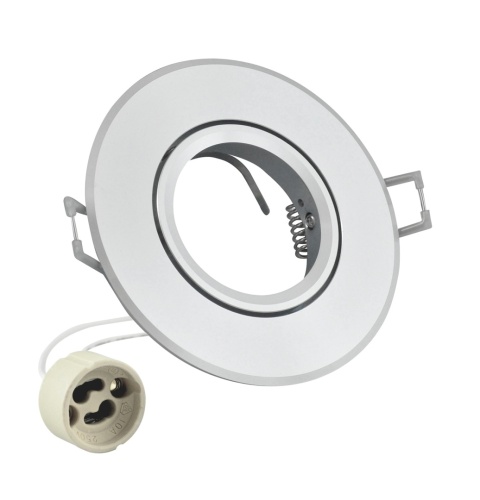 Oprawa podtyn POLUX WEST OPAL-IOA95S1 ALUM 2IN1 SREBRNY POŁYSK