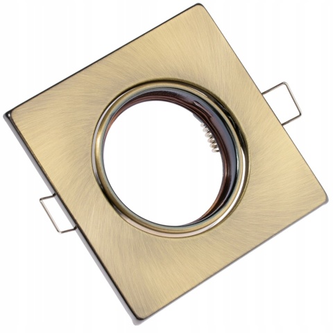 Oprawa sufit.ruchoma POLUX OPIN-IO.A90G1 stal kwadrat patyna