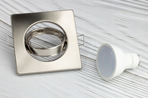 Oprawa sufit.ruchoma POLUX OPIN-IO.A90N1 stal kwadratowa nikiel mat