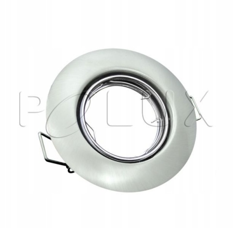 Oprawa sufit.ruchoma POLUX OPIN-IOA90N1 stal okrągła nikiel mat