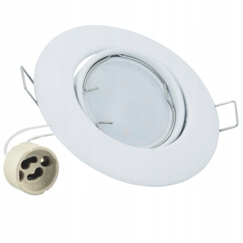 Oprawki ruchome LED POLUX OLIN-IOA90W1-250 stal 3in1 okragle biale 3pak