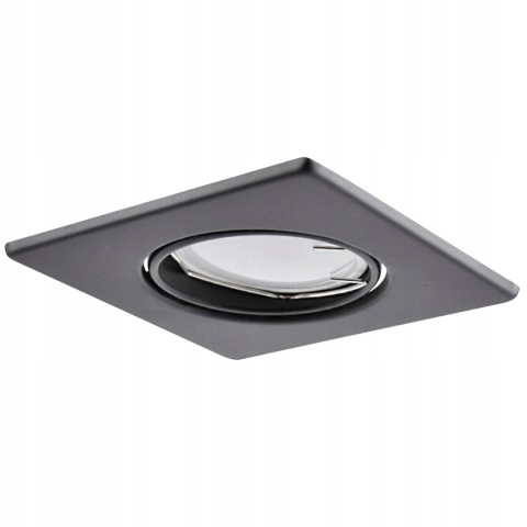 Oprawki ruchome LED POLUX OLIN-IQA90B1-250 stal 3in1 kwadrat czarne perłowe 3pak