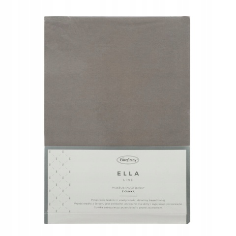 PRZEŚCIERADŁO JERSEY 90X200+30CM PRZE/ADELA/G/GRF