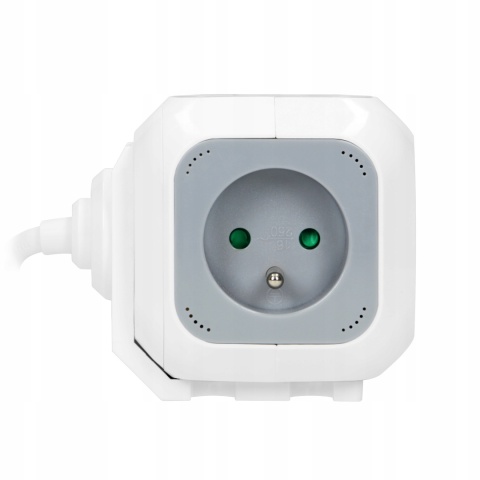 Przedłużacz 4 krotny 2P+Z, ładowarka 2xUSB, 1,4m