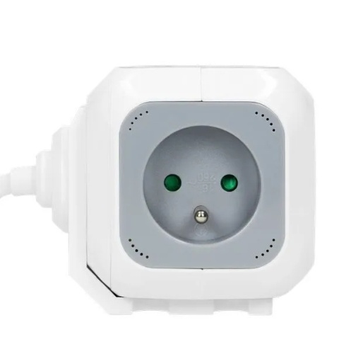 Przedłużacz 4 krotny 2P+Z, ładowarka 2xUSB, 1,4m