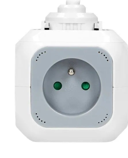 Przedłużacz 4 krotny 2P+Z, ładowarka 2xUSB, 1,4m