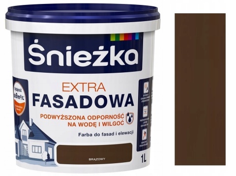 Śnieżka Extra Fasadowa Brązowy 1L N