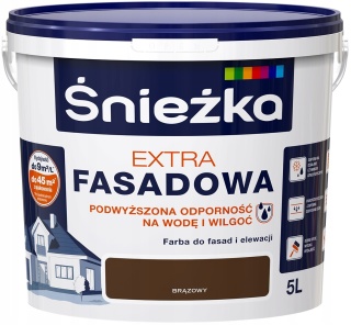 Śnieżka Extra Fasadowa Brązowy 5L N