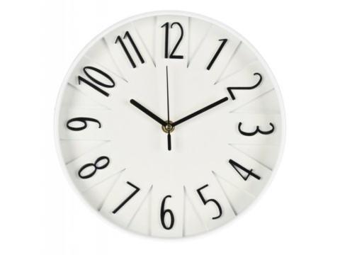 ZEGAR ŚCIENNY 248MM 2ASS CLR