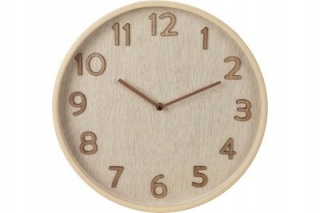 ZEGAR ŚCIENNY 38X5CM WOODLOOK GREY