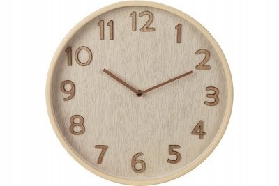 ZEGAR ŚCIENNY 38X5CM WOODLOOK GREY