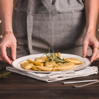 AM-AURA SILVER PÓŁMISEK 35,5CM