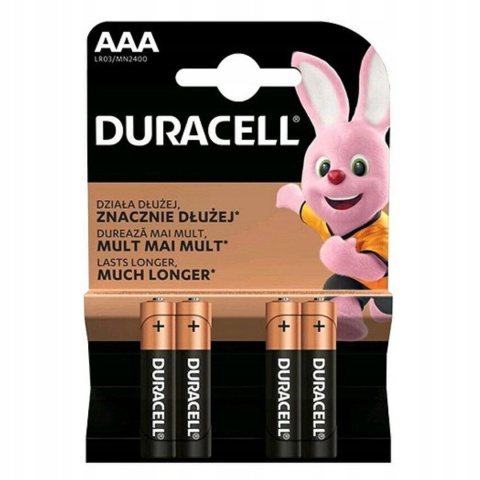 Bateria LR03 Duracell blister x4