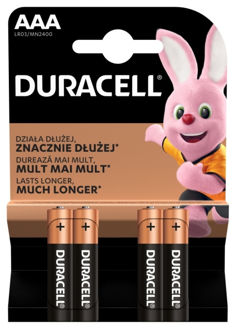 Bateria LR03 Duracell blister x4