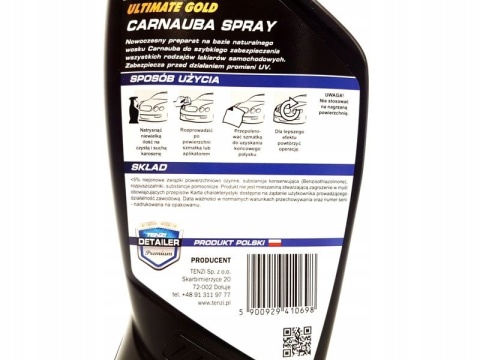 CARNAUBA SPRAY 600ml atom.TENZI